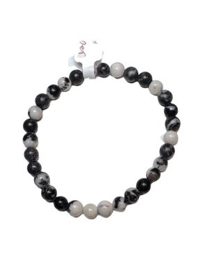 Zebra Jasper bracelet handmade stretchy